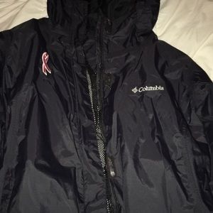 Columbia rain coat